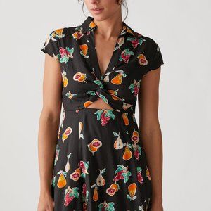 UO Harlow Twist-Front Mini Dress
